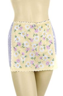 Purple and Yellow Floral Skirt