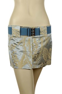 Silk patterned skirt