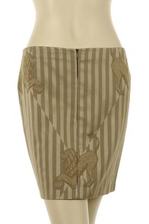 Exclusive skirt /fawn and gold lion patterned