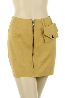Skirt Silk / Linen Gold