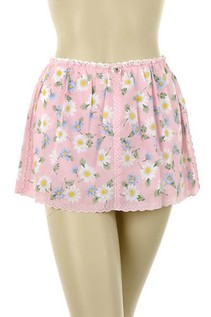 Pretty pink floral skirt