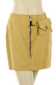Skirt - Gold Linen / Silk Mix