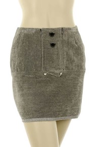 Skirt - Grey / Weighted Chenille